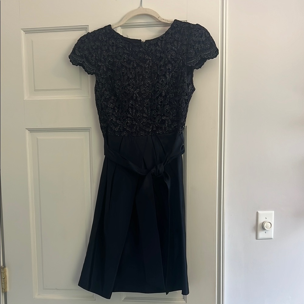 Navy Lace Dress